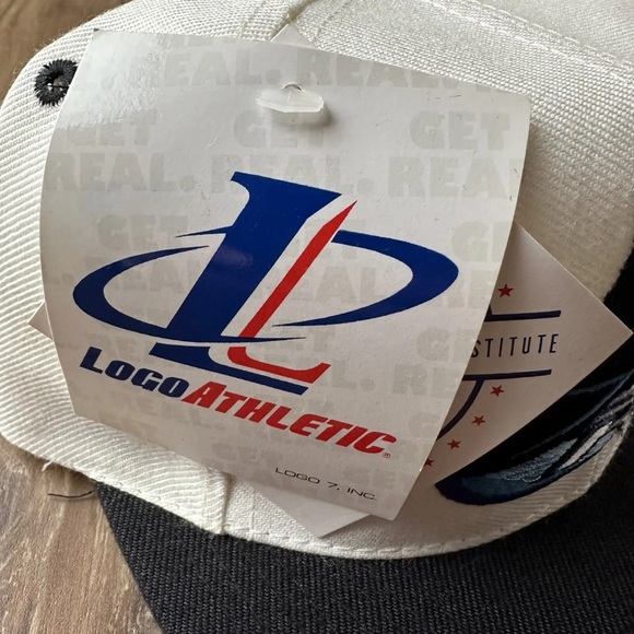 Vintage 90s Logo Athletic Tampa Bay Devil Rays Snapback Hat MLB NWT NEW Cap Wool - Picture 6 of 10